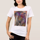 AFGHANENHOUND Tri-Blend SHIRT (Voorkant)