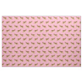 afghanghond roze hond stof (Fat Quarter)