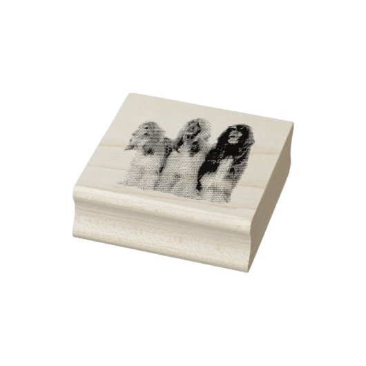 Afghanische Windhunde Rubberstempel (Stempel)