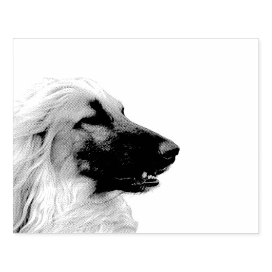 Afghanischer Windhund Rubberstempel (Afrduk)