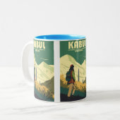 Afghanistan Affiche de voyage Café Mug (Devant gauche)