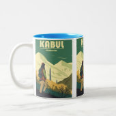 Afghanistan Affiche de voyage Café Mug (Gauche)