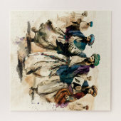 Afghanistan Athan Dance Puzzle (Horizontal)