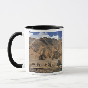Afghanistan, Bamian-vallei. Oude aarden Mok