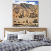 Afghanistan, Bamian Valley. Oude oorts Canvas Afdruk (Insitu (Slaapkamer))