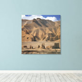 Afghanistan, Bamian Valley. Oude oorts Canvas Afdruk (Insitu (Houten vloer))