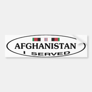 AFGHANISTAN BUMP STICKER