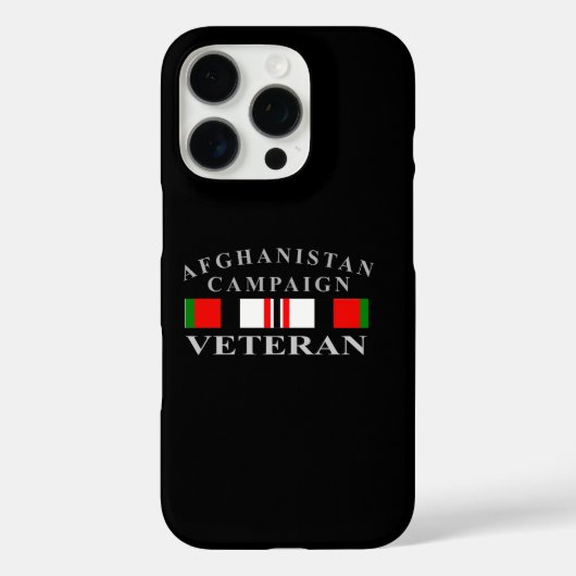 Afghanistan Campaign Veteran Case-Mate iPhone Case (Achterkant)