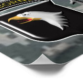 "Afghanistan Combat Veteran" - 101st Airborne! Poster (Hoek)