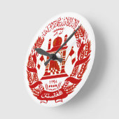 afghanistan embleem ronde klok (Hoek)