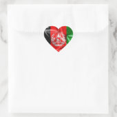 Afghanistan Flag Heart Sticker (Tas)