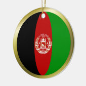 Afghanistan Flag Ornament (Links)