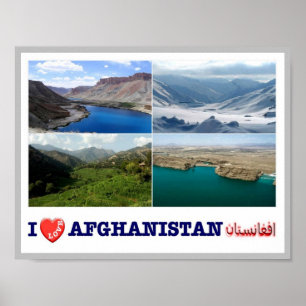 Afghanistan - Landschappen - I Love - Poster