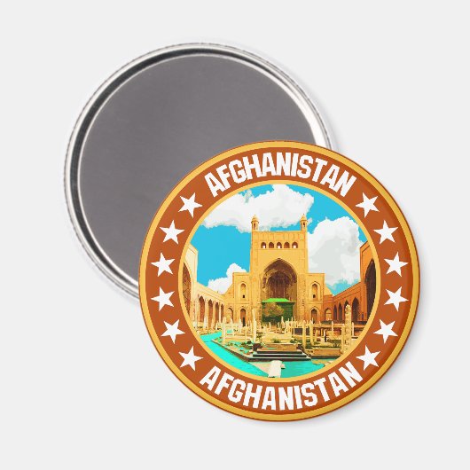 Afghanistan Magneet (Voorkant / Achterkant)