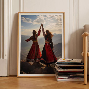 Afghanistan Muurkunst Kabul Muurkunst Afghaanse Ju Poster