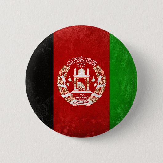 Afghanistan Ronde Button 5,7 Cm (Voorkant)