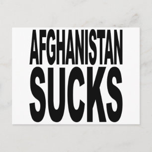 Afghanistan Sucks Briefkaart