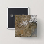Afghanistan Vierkante Button 5,1 Cm (Voorkant /achterkant)