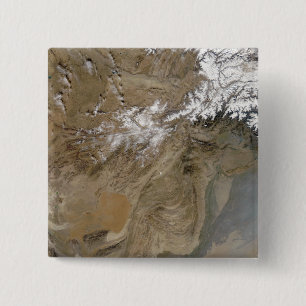 Afghanistan Vierkante Button 5,1 Cm