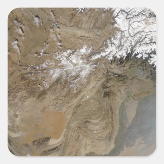 Afghanistan Vierkante Sticker (Voorkant)