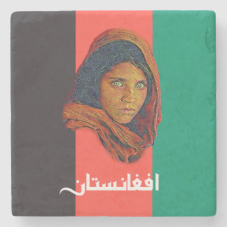 Afghanistan Vlag 2 Stenen Onderzetter
