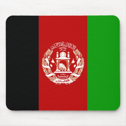 afghanistan vlag mousepad muismat (Voorkant)
