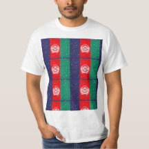 Afghanistan vlag T-shirt