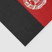 afghanistan vlag tissuepapier (Detail)