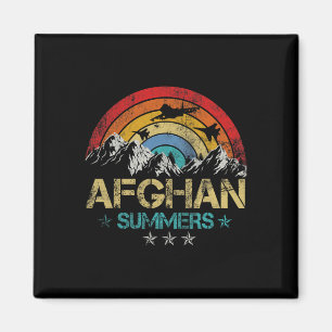 Afghanistan Zomer Veteraan Fighter Jet Patriotic 4 Magneet