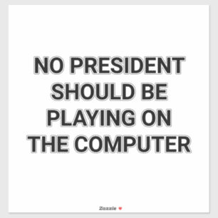 AFHAAL-TRUMP'S COMPUTER Hankamer Artjunkhaus Sticker