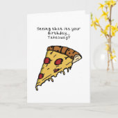 Afhaalkaart Verjaardag Kaart (Gele Bloem)