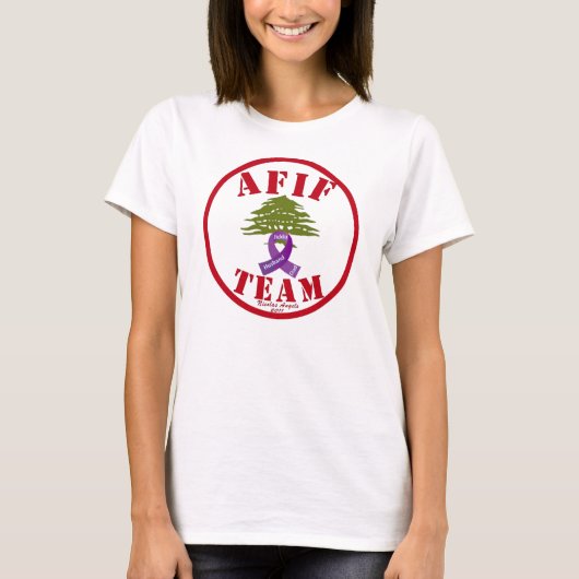 Afif-pancreaskanker T-shirt (Voorkant)
