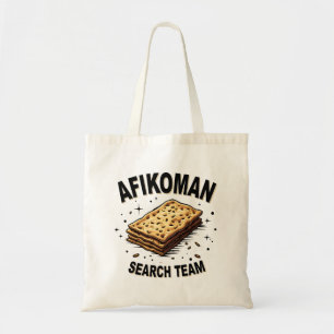 Afikoman-zoekteam Hanukkah Jewish Food Lovers Tote Bag