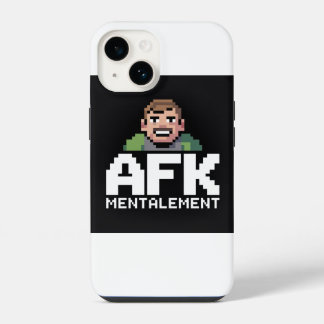AFK Mentale Chibi Gamer Pixel Art iPhone 14 Hoesje