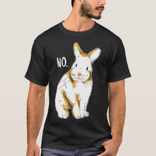Afkeurend Rabbit Funny Animals Shirt Rabbi