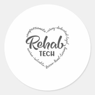 Afkicktechnologie, revalidatie, afkicken ronde sticker