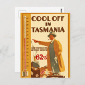 Afkoelen in Tasmanië Briefkaart (Voorkant / Achterkant)