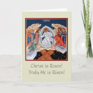 Afkomst naar het Wenskaart Hades Pascha Kaart