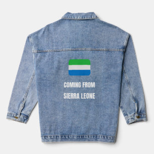 Afkomstig uit Sierra Leone Denim Jacket