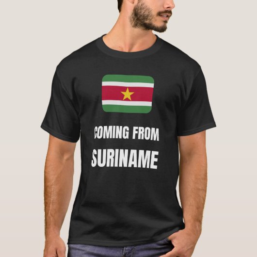 afkomstig van Suriname T-shirt (Voorkant)
