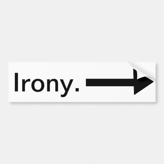 Afkorting op de rechterbumpersticker bumpersticker (Voorkant)