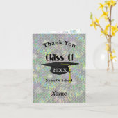 Afkorting voor afstuderen Hartelijk dank Kaart (Gele Bloem)