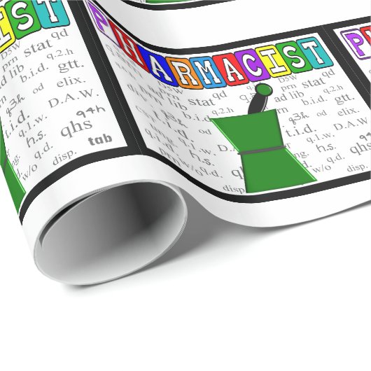 Afkortingen op papier voor apothekersverpakking (Rol Hoek)