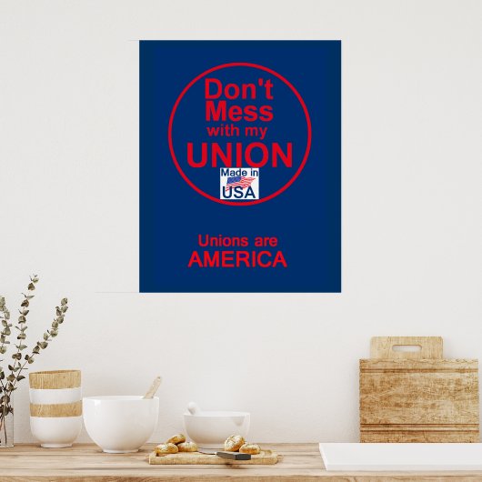AFL UNION POSTER Print (Cuisine)