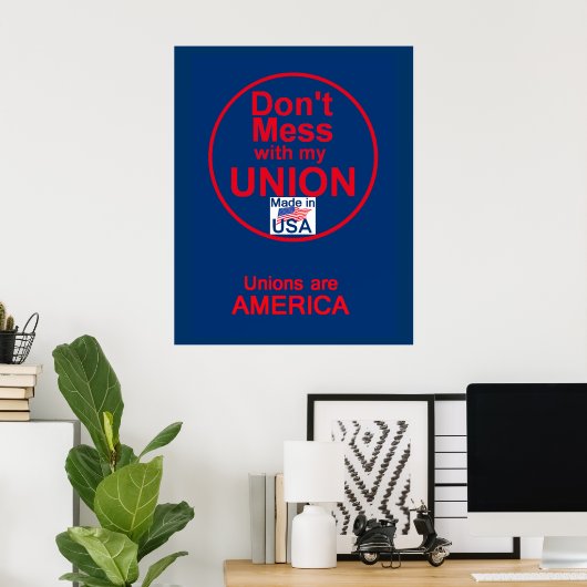AFL UNION POSTER Print (Bureau à domicile)