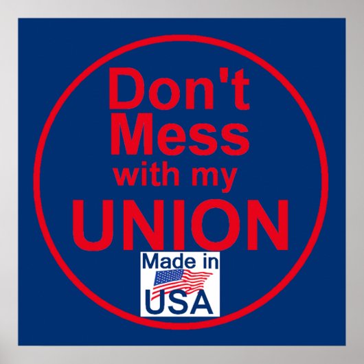 AFL UNIONS POSTER Print (Devant)