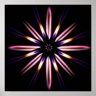 Aflame Canvas afdrukken Poster