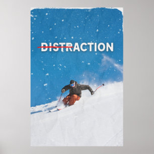 Afleiding (Actie). Motiverend Poster