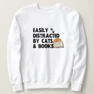 Afleiding Cat Quotes Grappige boeken en kattenme Trui
