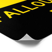 Afloopgids voor snelweg poster (Hoek)